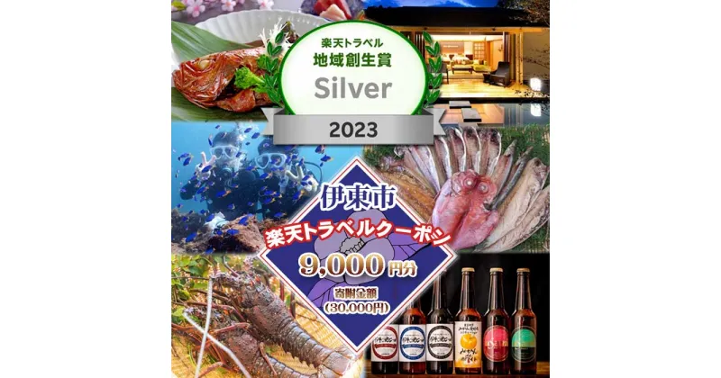 【ふるさと納税】静岡県伊東市の対象施設で使える楽天トラベルクーポン 寄附額30,000円