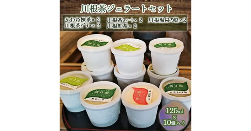 【ふるさと納税】川根茶 ジェラート セット 10個入り (5種×2) 詰め合わせ 煎茶 紅茶 抹茶 アイス アイスクリーム デザート スイーツ お菓子 菓子 おやつ 静岡 静岡県 島田市