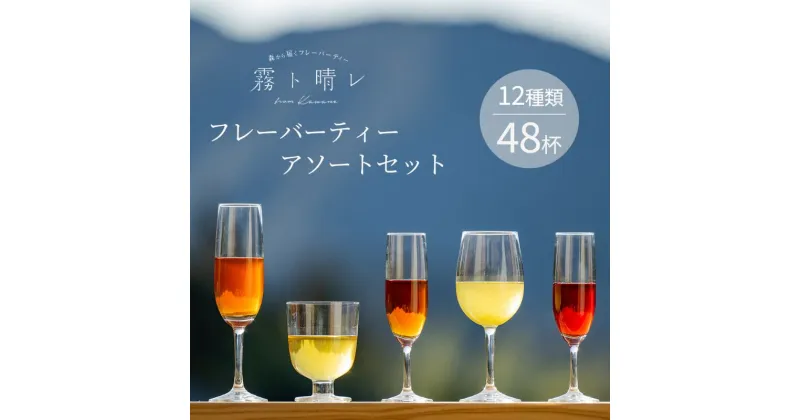 【ふるさと納税】『霧ト晴レ』フレッシュフレーバーティー　アソートセット（12種類48杯分）　 飲料類 お茶 おやすみ前 妊娠 授乳中 人気 安心 カフェイン 植物由来 自然 やさしい ノンカフェイン