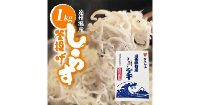 【ふるさと納税】遠州灘産釜揚げしらす1kg【配送不可地域：離島】【1419534】