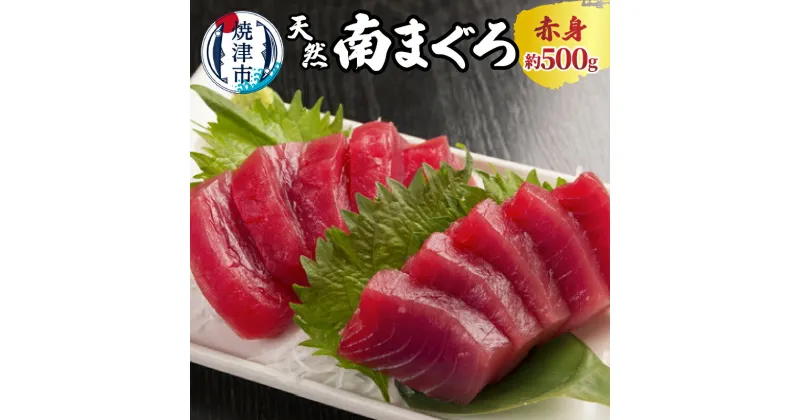 【ふるさと納税】 まぐろ 赤身 刺身 冷凍 天然 南まぐろ 約500g 魚 焼津 a10-244