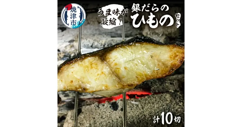 【ふるさと納税】 銀だら 干物 ひもの 冷凍 天然 焼津 10切 うま味が凝縮 a15-538