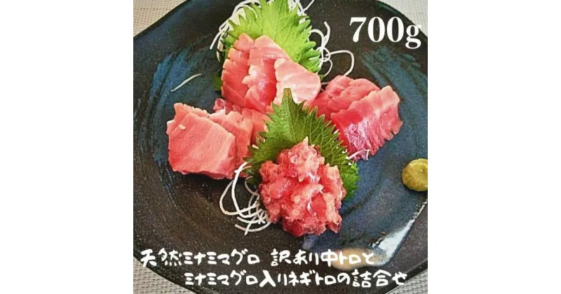 【ふるさと納税】 まぐろ 訳あり 中トロ ネギトロ 海鮮丼 天然南鮪 詰合せ セット 700g 魚 焼津 a15-475