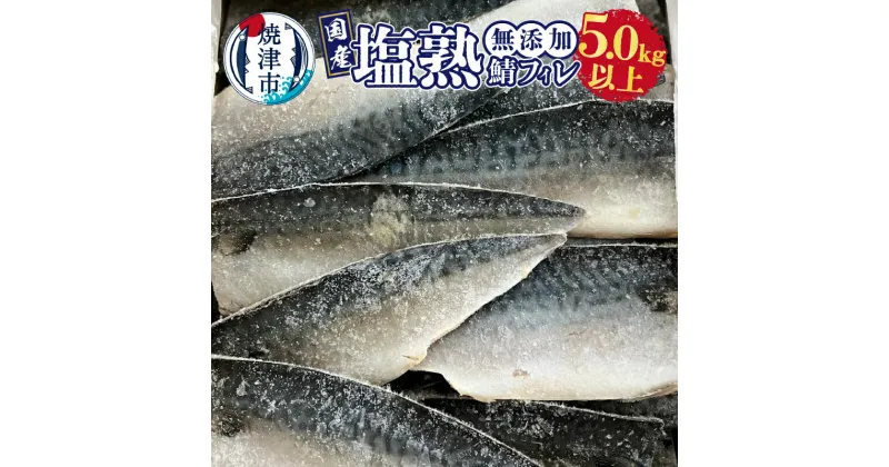 【ふるさと納税】 さば フィレ 5.0kg以上 塩熟 国産 天然さば 切り身 冷凍 おかず 惣菜 魚 焼津 a28-012