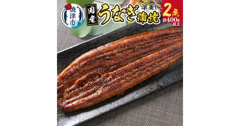 【ふるさと納税】 うなぎ 鰻 蒲焼 深蒸し 国産 ふっくら ジャポニカ種 養殖 魚 焼津 200g以上×2尾 たれ 山椒付き a20-385