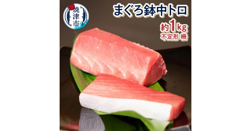 【ふるさと納税】 まぐろ 中とろ メバチマグロ 鉢 天然鮪 柵 刺身 赤身 約1.0kg 冷凍 魚 焼津 a20-391