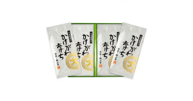 【ふるさと納税】お茶 緑茶 新茶受付あり 深蒸し掛川茶「かけがわ育ちW」100g×4袋セット〔 煎茶 茶葉 静岡 三重大製茶 〕