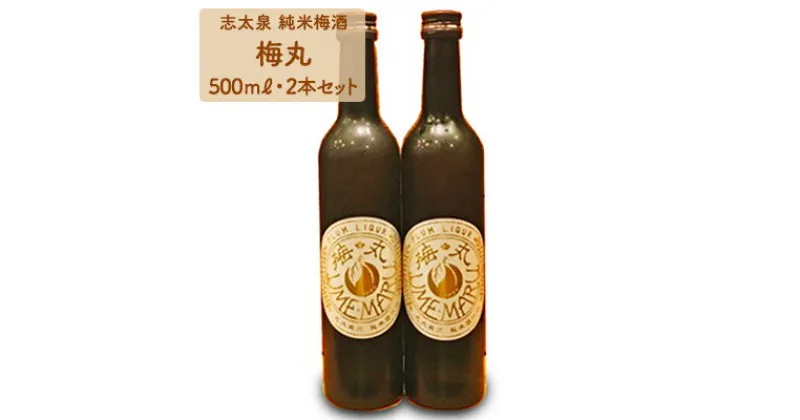 【ふるさと納税】 梅酒 500ml × 2本 セット 志太泉 純米 梅丸 お酒 地酒 うめ アルコール 飲料 家飲み 宅飲み 飲み会 晩酌 静岡県 藤枝市