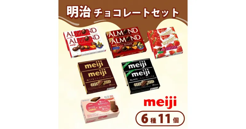 【ふるさと納税】 《 明治 なるほどファクトリー 東海 》 チョコレート セット Bセット 6種類 11個入 静岡県 藤枝市 人気お菓子 ふるさと納税お菓子 ふるさとお菓子 furusatoお菓子 おすすめお菓子 送料無料お菓子