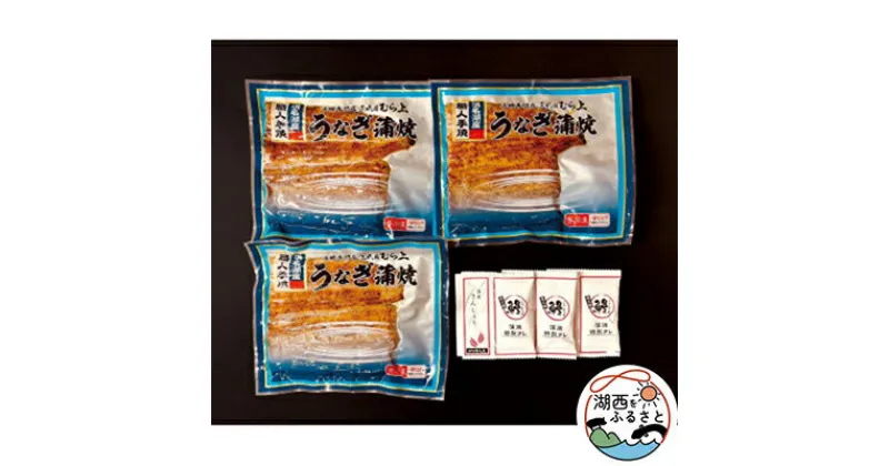 【ふるさと納税】三代目むら上の職人手焼　浜名湖産鰻蒲焼120g(3枚)　たれ・山椒付き【配送不可地域：離島】【1403763】