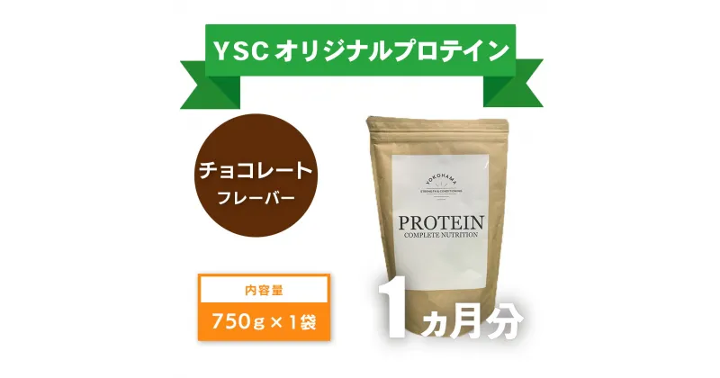 【ふるさと納税】 YOKOHAMA STRENGTH & CONDITIONING PROTEIN COMPLETE NUTRITION　1ヶ月分 ホエイプロテインパウダー チョコレート風味 ドリンク メンテナンス ホエイ 健康 体 維持 020-016