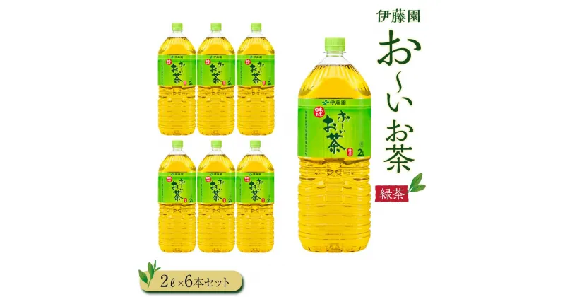 【ふるさと納税】お～いお茶　緑茶2L　6本セット | おーいお茶 ペットボトル ぺットボトル飲料 2リットル ケース 箱 伊藤園 静岡 カテキン 送料無料 健康 飲料 ソフトドリンク まとめ買い 常備品