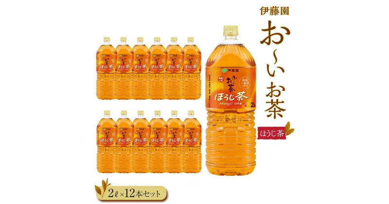 【ふるさと納税】お～いお茶　ほうじ茶2L　12本セット | おーいお茶 ペットボトル ぺットボトル飲料 2リットル ケース 箱 伊藤園 静岡 カテキン 送料無料 健康 飲料 ソフトドリンク まとめ買い 常備品