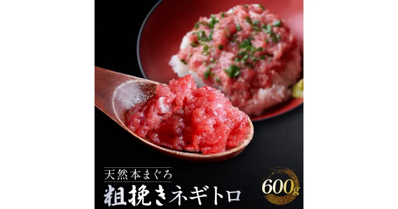 【ふるさと納税】天然本まぐろ使用！手作業 粗挽き仕立てネギトロ600g（100g × 6）冷凍 本鮪 まぐろ マグロ 鮪 ねぎとろ 小分け 大容量 徳用 個包装 便利 使いやすい食べきりサイズ ネギトロ丼 海鮮丼 どんぶり 刺身 おつまみ おかず 惣菜 晩ごはん 加工品