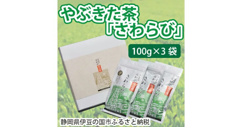 【ふるさと納税】やぶきた茶「さわらび」（100g×3袋） ／ 送料無料 静岡県 170831-04