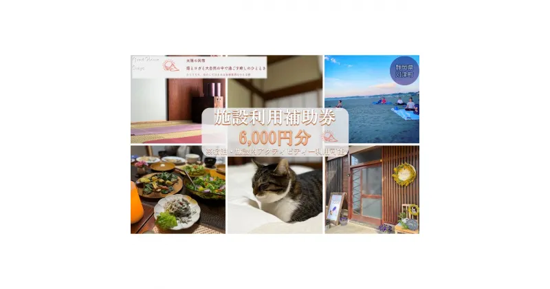 【ふるさと納税】旅行 静岡県 施設利用券 女性限定 Guest House Surya 6000円 ゲストハウス スーリア 女性専用 チケット 宿泊券 旅行券 宿泊 旅館 ホテル 施設利用補助券 体験チケット ヨガ セラピー アクティビティ　 河津町