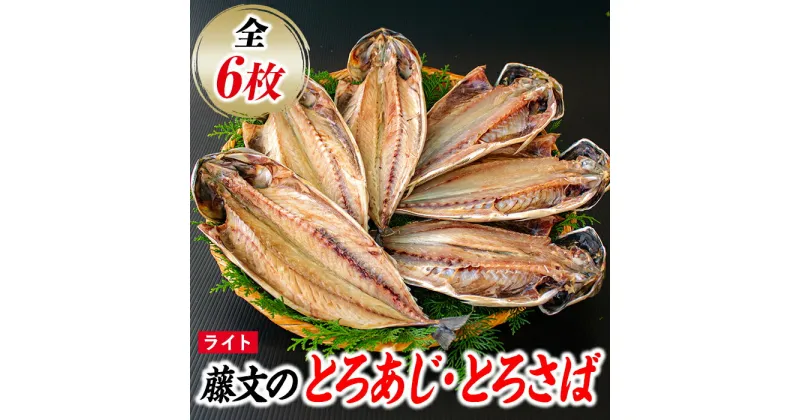 【ふるさと納税】 ひもの セット 鯵 鯖 ギフト 御中元 御歳暮 伊豆 藤文の「とろあじ、とろさば干物　ライト」