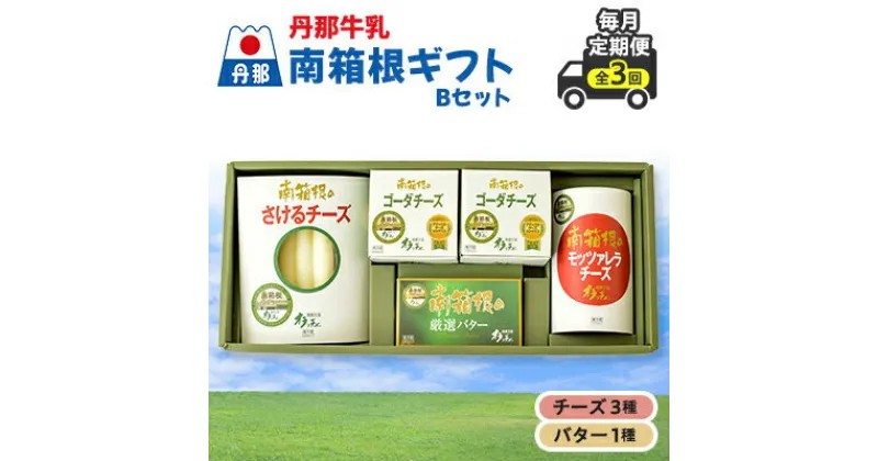 【ふるさと納税】【毎月定期便】丹那牛乳　南箱根ギフト　Bセット全3回【配送不可地域：離島】【4010688】