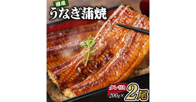 【ふるさと納税】国産うなぎ 蒲焼 2尾 セット 200g×2 タレ付き / むらた商会 / 静岡県 吉田町 [22424002] ウナギ 鰻 うなぎ 国産 蒲焼き 真空パック パック 冷凍