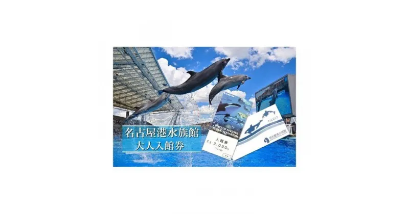 【ふるさと納税】名古屋港水族館入館券（大人入館券） | 愛知県 名古屋市 愛知 名古屋 楽天ふるさと 納税 支援品 返礼品 支援 返礼 お礼の品 チケット 券 利用券 水族館 入館券 旅行 観光 トラベル 名古屋港水族館 ワンストップ ワンストップ特例 ワンストップ特例制度