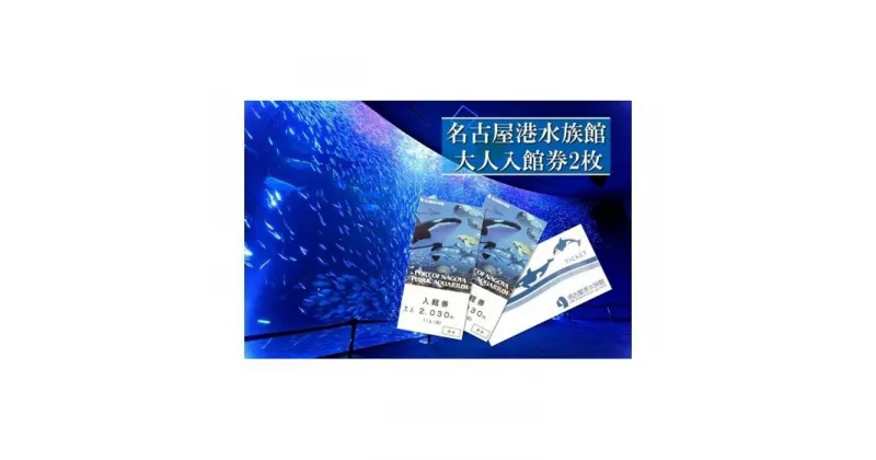 【ふるさと納税】名古屋港水族館入館券（大人入館券2枚） | 愛知県 名古屋市 愛知 名古屋 楽天ふるさと 納税 支援品 返礼品 支援 返礼 お礼の品 チケット 券 利用券 水族館 ペアチケット ペア 入館券 旅行 観光 トラベル 名古屋港水族館 ワンストップ ワンストップ特例