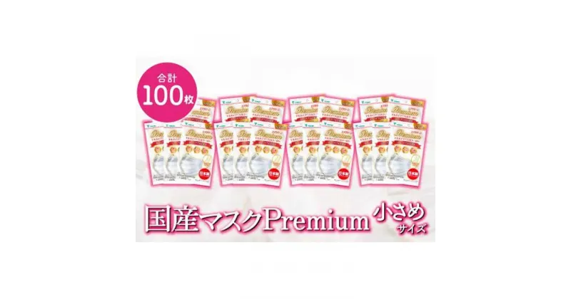 【ふるさと納税】名古屋で製造　高級国産不織布マスク（小さめ）　5枚入×20袋