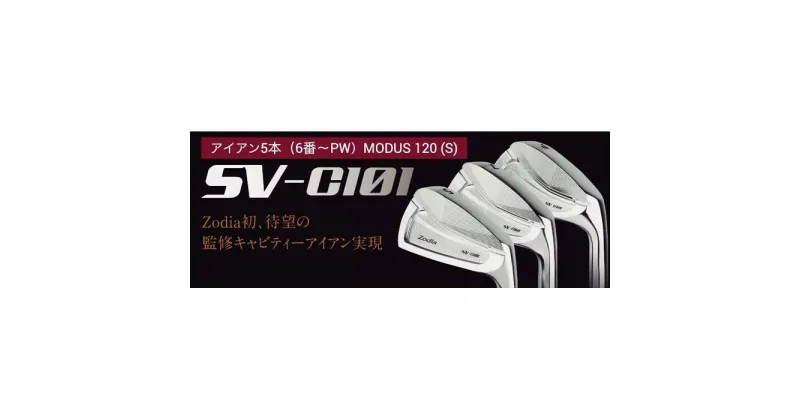 【ふるさと納税】ゾディア（Zodia）ゴルフクラブ　SV-C101 アイアン5本（6番〜PW）シャフト MODUS120 フレックスS