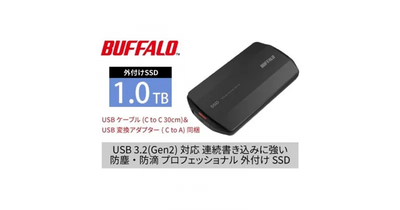 【ふるさと納税】バッファローTypeA＆C MiniStation SSD 1TB