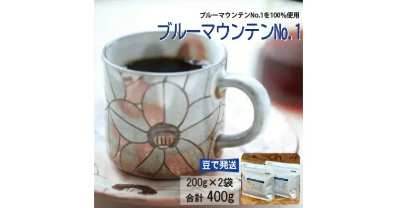 【ふるさと納税】ブルーマウンテンNo.1　コーヒー豆　200g×2個(豆のまま発送)【配送不可地域：離島】【1219640】